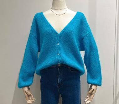 Wholesaler Céliris - Reversible knit cardigan