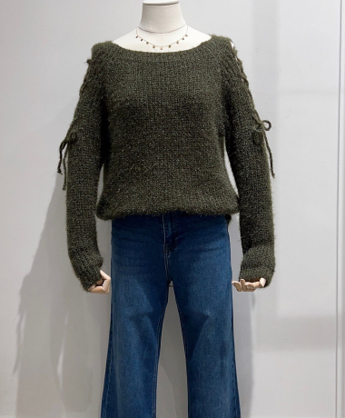 Wholesaler Céliris - Sweater with laces