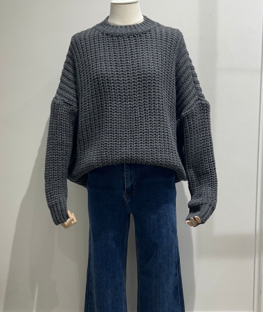 Grossiste Céliris - Pull oversize en tricot épais