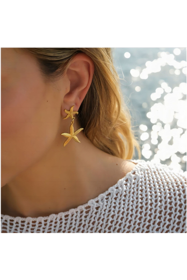 Wholesaler Ceramik - Bamboo Stainless Steel Earrings