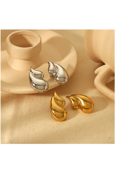 Wholesaler Ceramik - Bamboo Stainless Steel Earrings