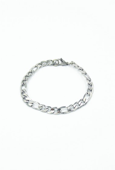 Wholesaler Ceramik - bracelet acier maille figaro 3/1