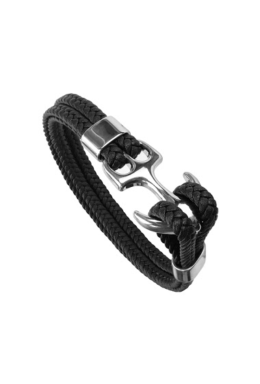 Wholesaler Ceramik - Bracelet for Men or Women Leather and Stainless Steel