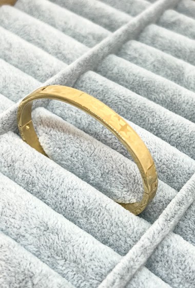Mayorista Ceramik - Stainless steel bracelet width 6mm gold colour