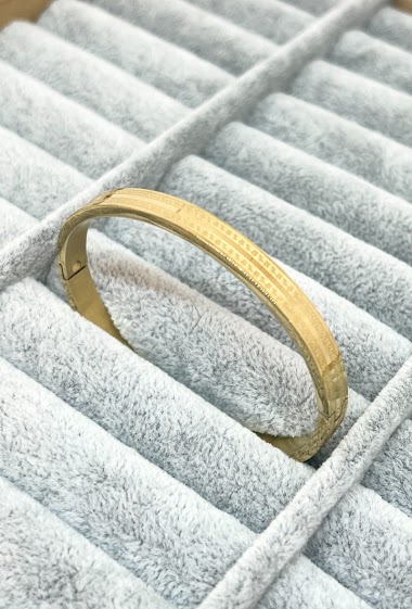 Großhändler Ceramik - Stainless steel bracelet width 6mm gold color