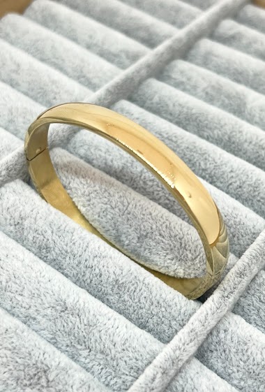 Wholesaler Ceramik - Stainless steel bracelet width 8mm gold color