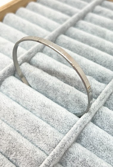 Mayorista Ceramik - Thin stainless steel band bracelet