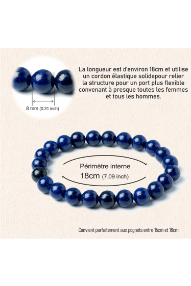 Bracelet Pierre Bleu Turquoise