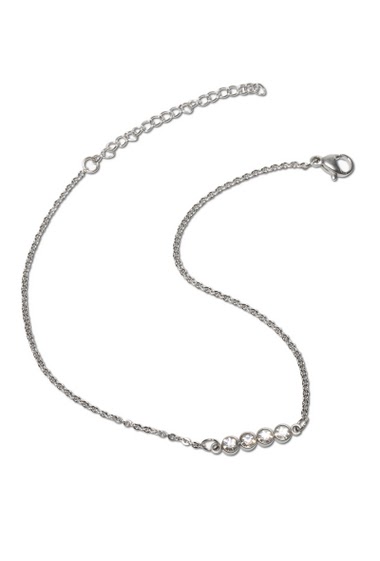 Mayoristas Ceramik - Ankle chain peg 22.5 cm + 4cm stainless steel Jewelry