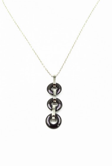 Wholesaler Ceramik - necklace stainlees steel ceramique