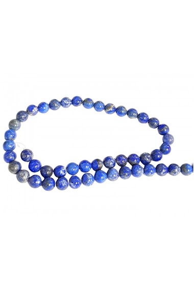 Mayorista Ceramik - Lapis-Lazuli bead wire 8mm