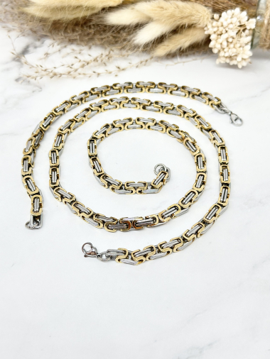 Wholesaler Ceramik - Necklace, bracelet, stainless steel set