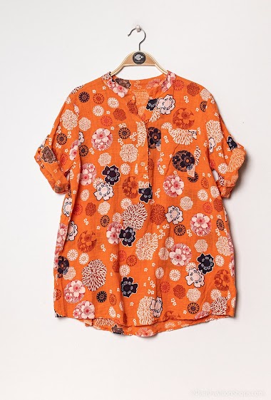 Wholesaler Chana Mod - Flower printed blouse