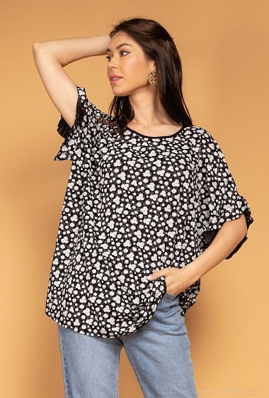Wholesaler Chana Mod - Flower printed blouse