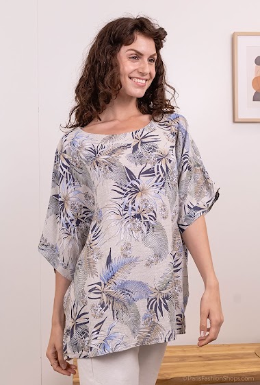 Wholesaler Chana Mod - Tropical printed blouse
