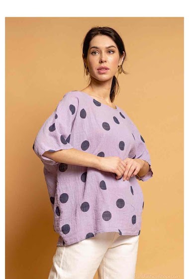 Wholesaler Chana Mod - Spotted blouse