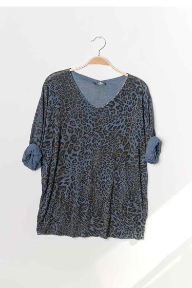 Wholesaler Chana Mod - Leopard print blouse