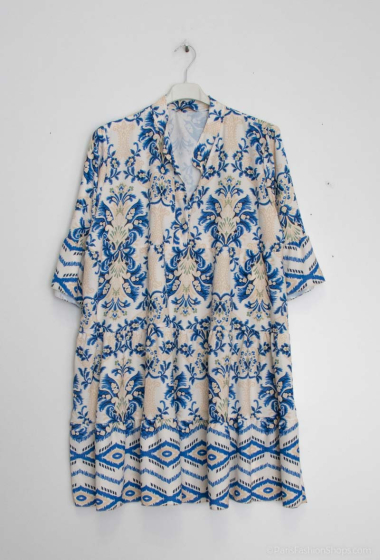 Wholesaler Chana Mod - Flower-print tunic shirt