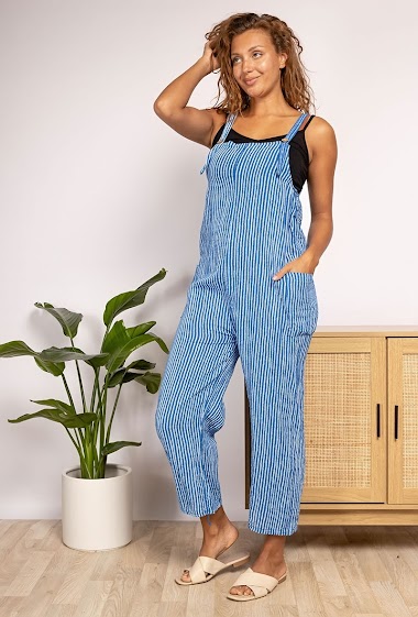 Wholesaler Chana Mod - Striped jumpsuit