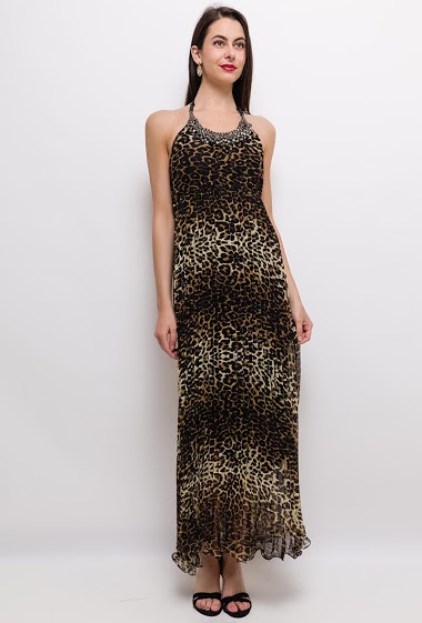 Wholesaler Chana Mod - Leopard dress