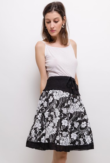 Wholesaler Chana Mod - Printed skirt
