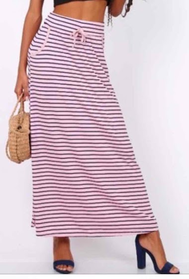 Wholesaler Chana Mod - Striped maxi skirt