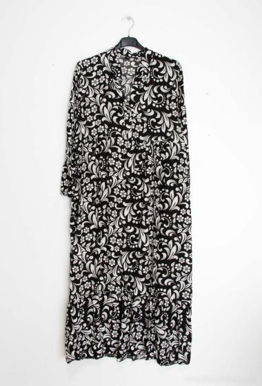 Grossiste Chana Mod - Longue robe imprimée