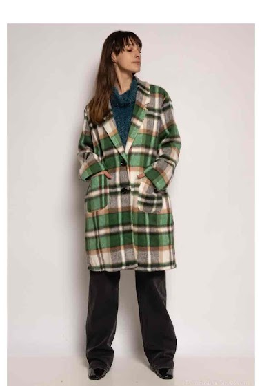Wholesaler Chana Mod - Checkered coat