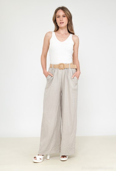 Wholesaler Chana Mod - Pants with belt