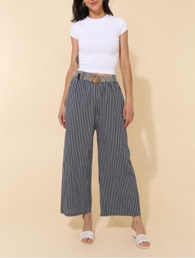 Wholesaler Chana Mod - Striped printed pants