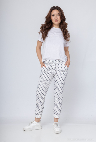Wholesaler Chana Mod - Printed pants with 2 front pockets