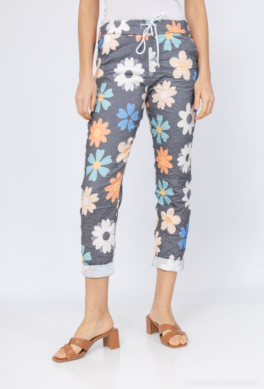 Wholesaler Chana Mod - Flower print pants