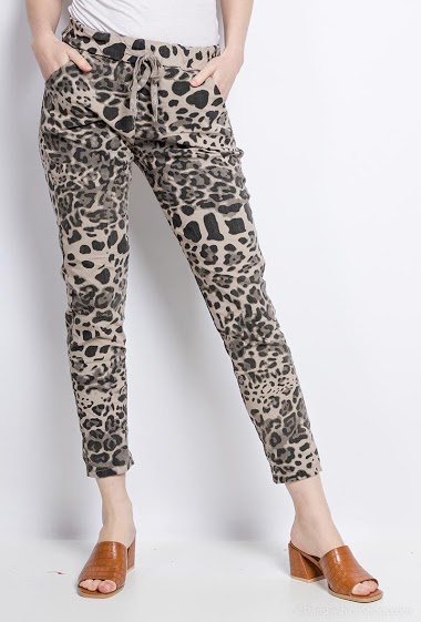 Wholesaler Chana Mod - Printed stretch pants