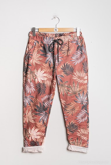 Wholesaler Chana Mod - Printed stretchy pants