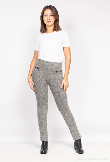 Wholesaler Chana Mod - Printed stretch trousers