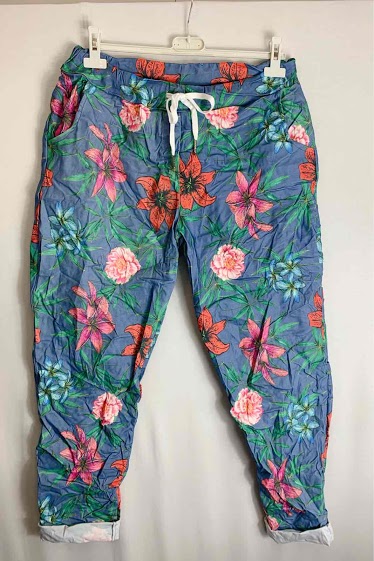 Wholesaler Chana Mod - Printed stretch pants