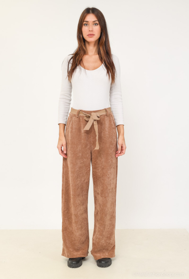 Wholesaler Chana Mod - Velvet pants