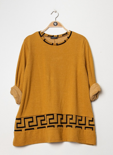 Wholesaler Chana Mod - Sweater with geomatrical print