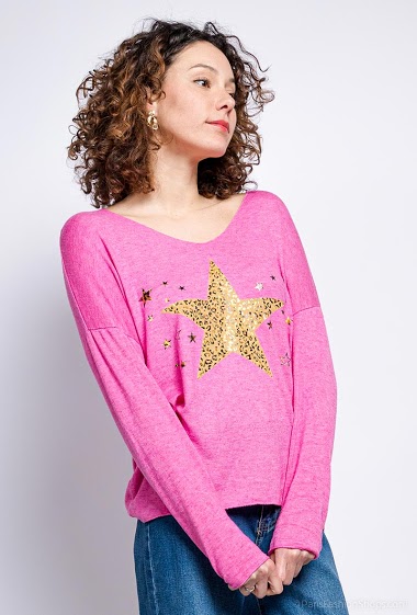 Wholesaler Chana Mod - Sweater with star