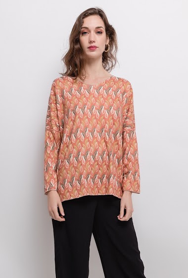 Wholesaler Chana Mod - Fine printed sweater