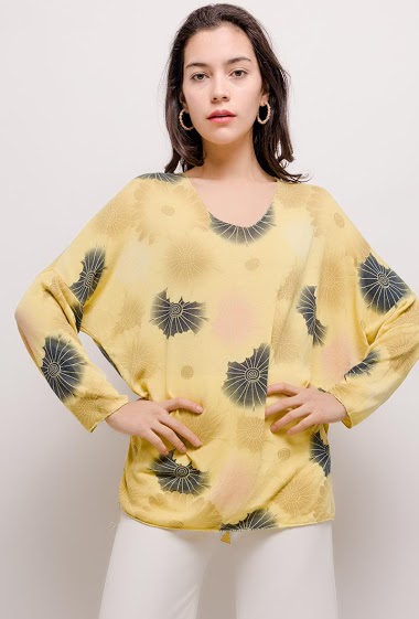 Wholesaler Chana Mod - Printed fine sweater