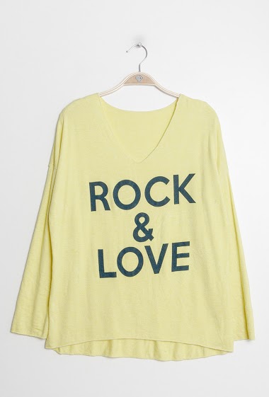 Wholesaler Chana Mod - Fine sweater ROCK & LOVE
