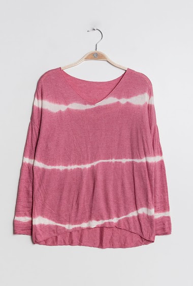 Wholesaler Chana Mod - Fine sweater in tie & dye