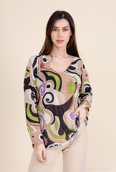 Großhändler Chana Mod - Printed sweater