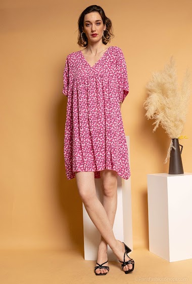 Wholesaler Chana Mod - Flower printed dress