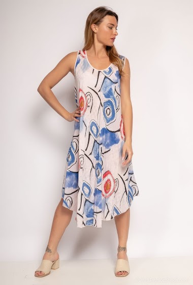 Wholesaler Chana Mod - Printed loose dress