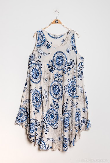 Wholesaler Chana Mod - Printed loose dress