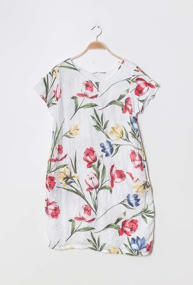 Wholesaler Chana Mod - Linen dress