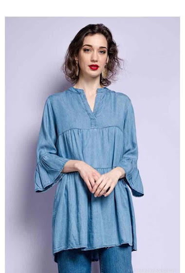 Wholesaler Chana Mod - Light jean dress