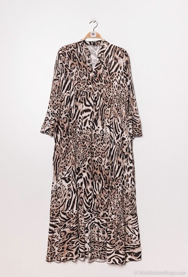 Wholesaler Chana Mod - Long printed dress